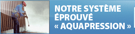 Nettoyage aqua pression systeme