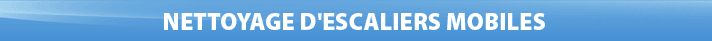 Nettoyage d'escaliers roulants