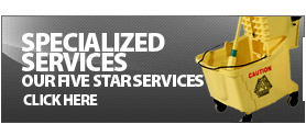 Specialized cleaning services and housekeeping